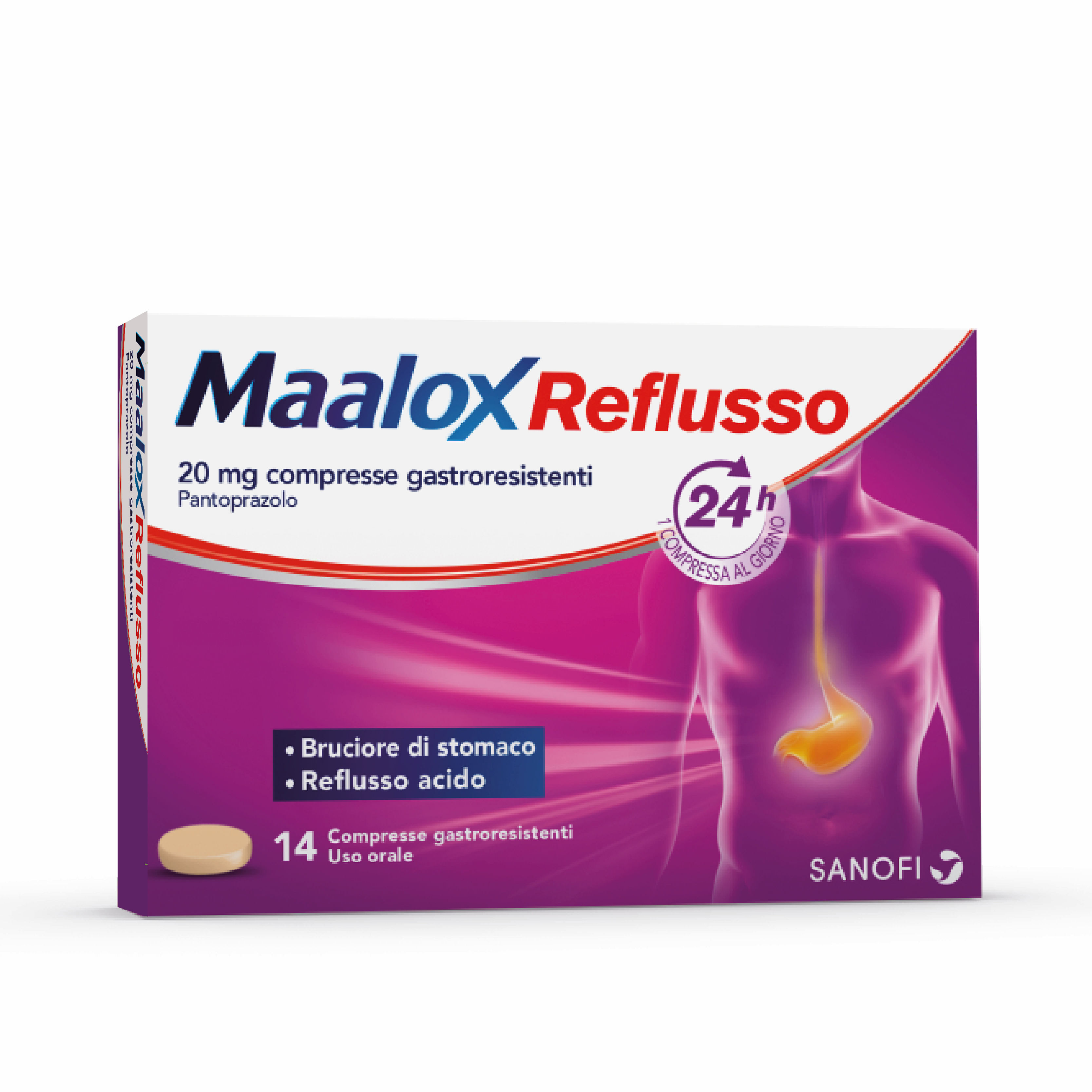 Maalox Reflusso 14 Compresse Gastroresistenti 20 Mg