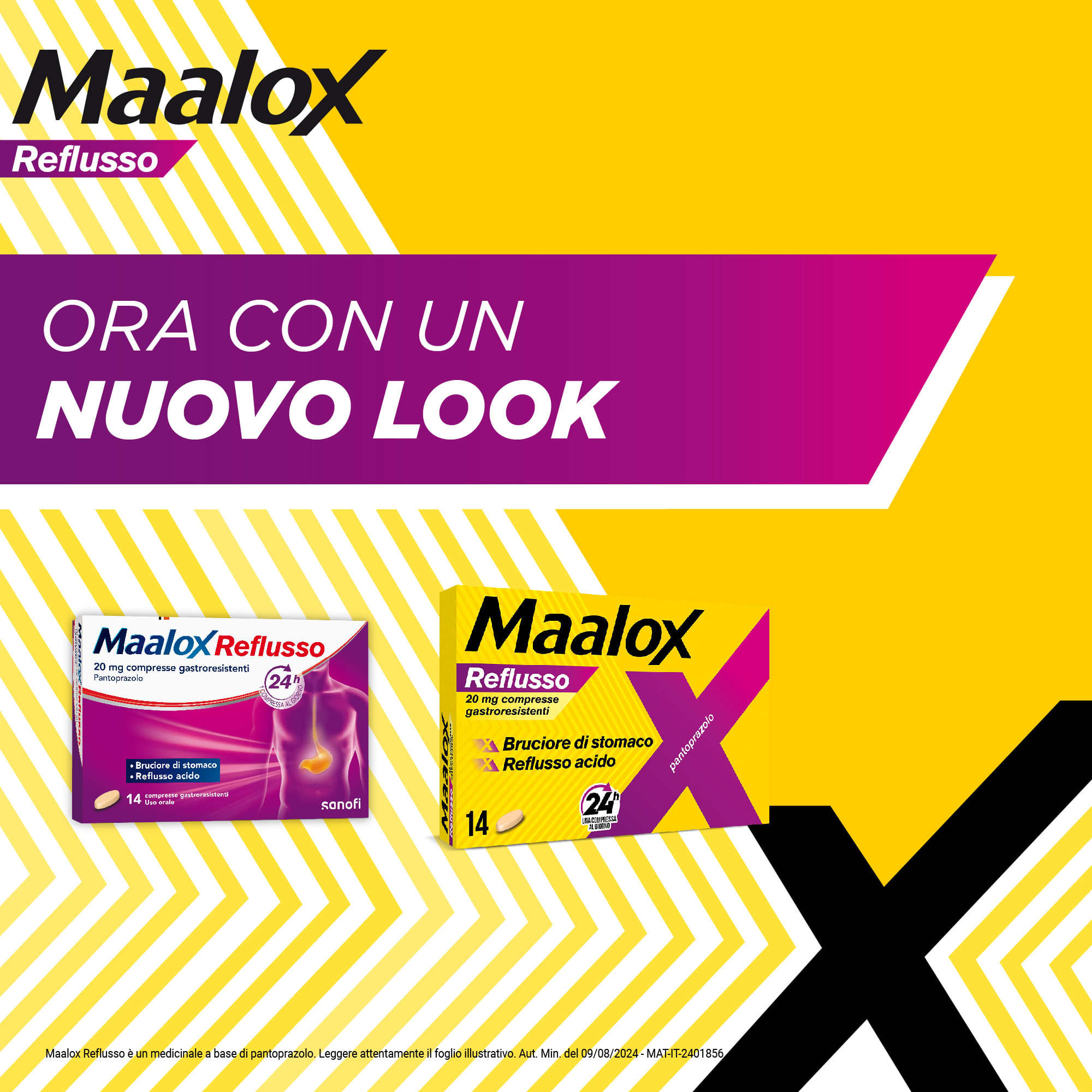 Maalox Reflusso, contro reflusso acido, 14 compresse