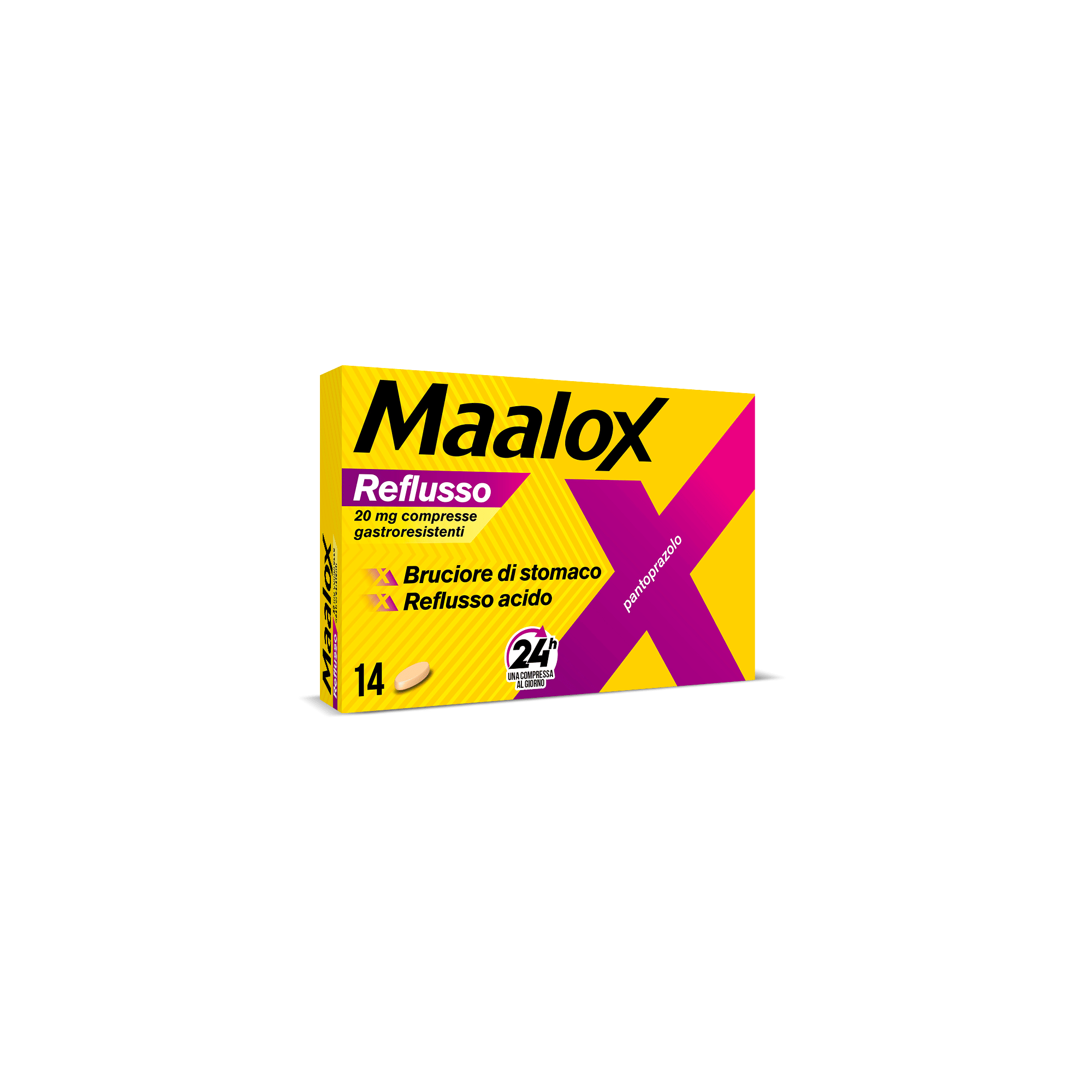 Maalox Reflusso, Contro Reflusso Acido, 14 Compresse