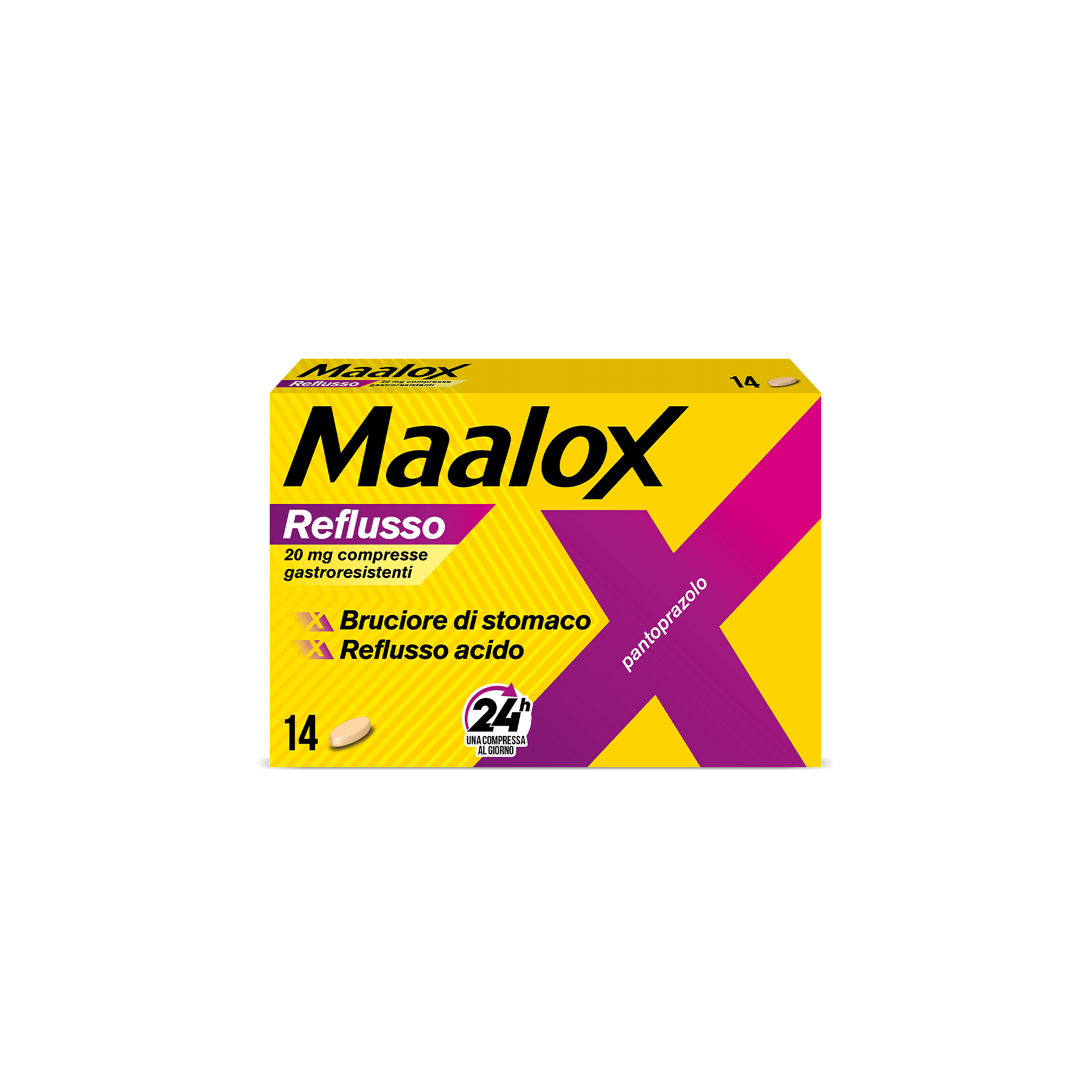 Maalox Reflusso, Contro Reflusso Acido, 14 Compresse