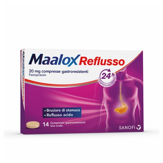 Maalox Reflusso 14 Cpr Gastrores 20 Mg