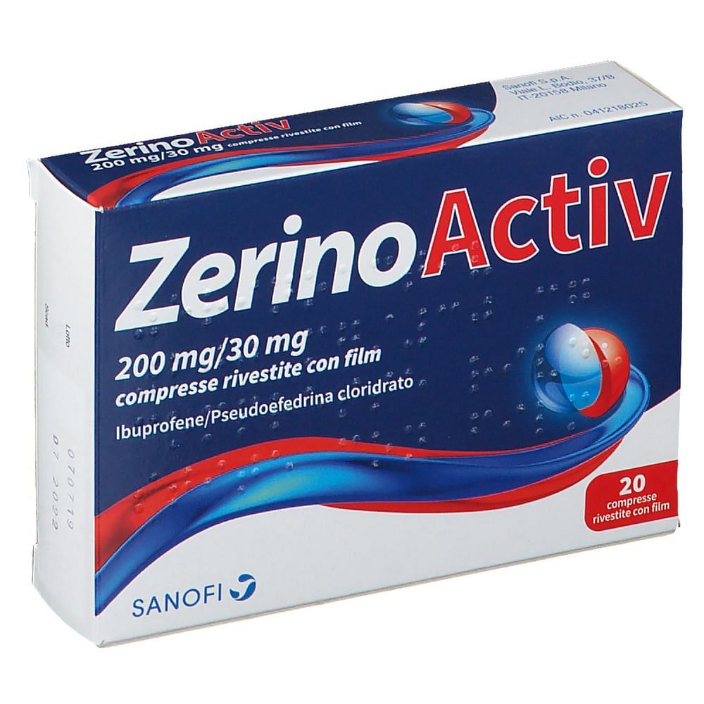 Zerinoactiv 20 Compresse 200 Mg + 30 Mg