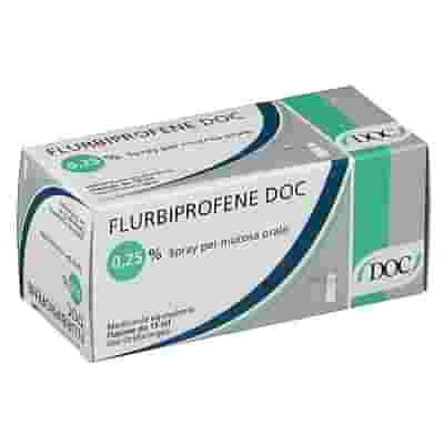 FLURBIPROFENE (DOC GENERICI) spray mucosa orale 15 ml 0,25%