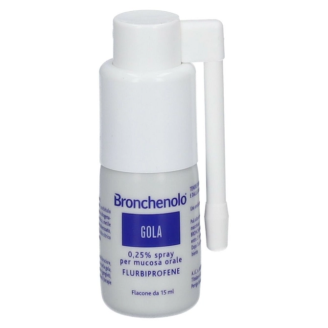 Bronchenolo Gola Spray Mucosa Os 15 Ml 0,25%