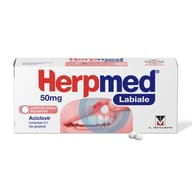 HERPMED LABIALE*2CPR BUCC 50MG