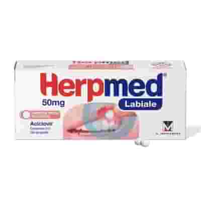 HERPMED LABIALE*2CPR BUCC 50MG