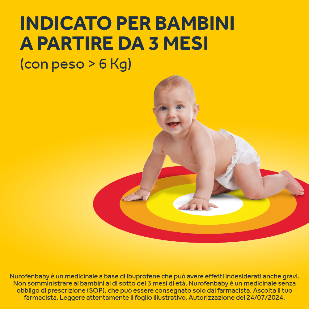 NUROFENBABY 10 supposte 60 mg prima infanzia