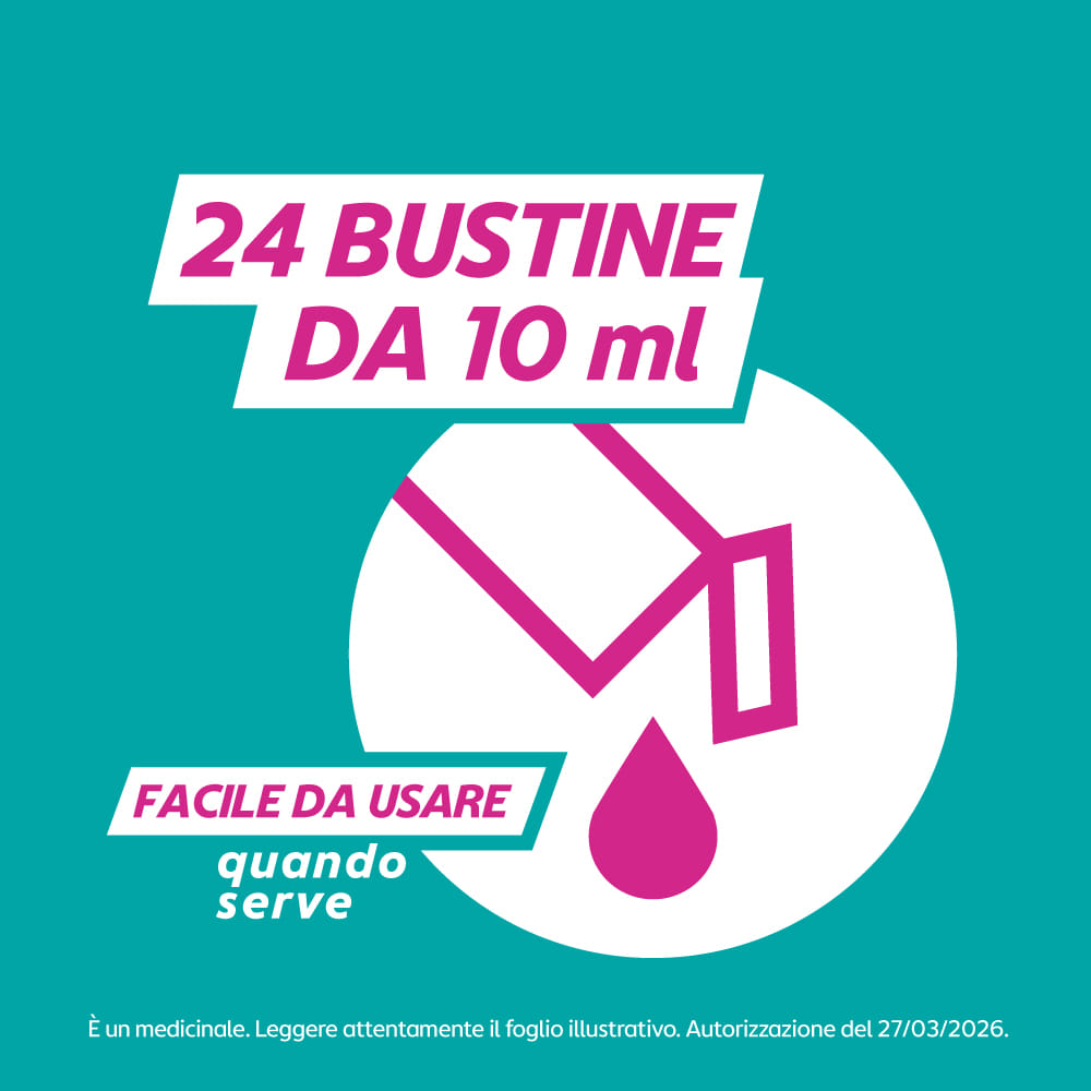 GAVISCON BRUCIORE E INDIGESTIONE 24 BUSTINE 10ML contro sintomi del reflusso gastroesofageo, indigestione, bruciore e acidità di stomaco