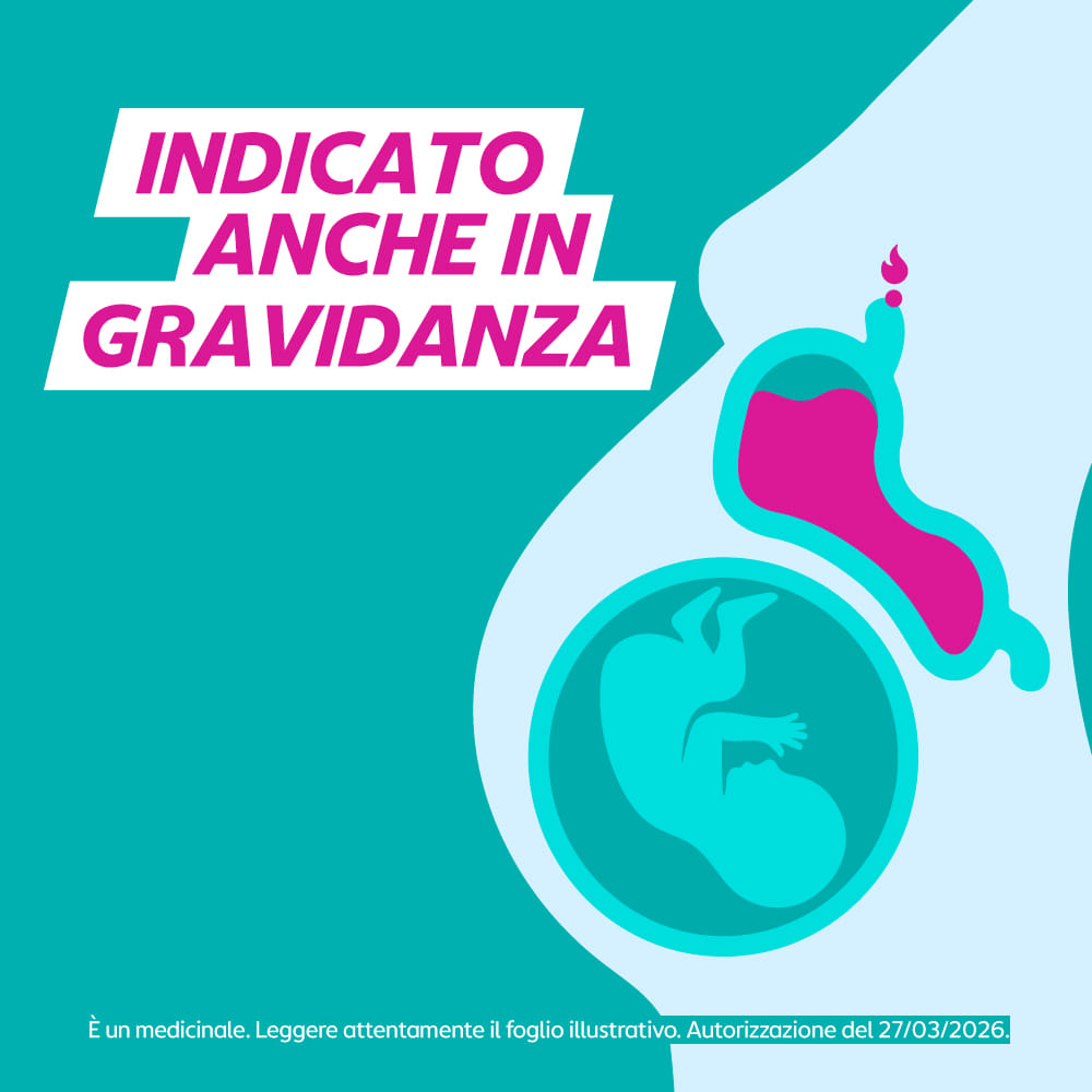 GAVISCON  BRUCIORE&INDIGESTIONE 48 BUSTINE 10ML contro sintomi del reflusso gastroesofageo, indigestione, bruciore e acidità di stomaco 