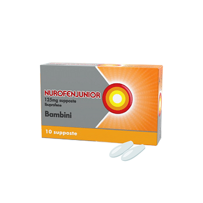NUROFENJUNIOR 10 supposte 125 mg