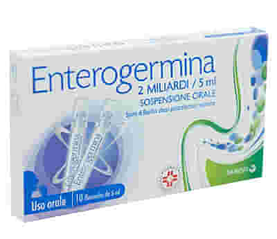 FARMA 1000 ENTEROGERMINA sospensione orale 10 flaconcini 2 miliardi 5 ml