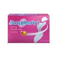 BuscofenAct 12 capsule, ibuprofene contro dolori forti da ciclo