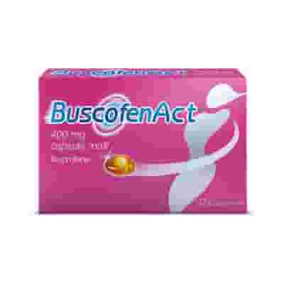 BuscofenAct 12 capsule, ibuprofene contro dolori forti da ciclo