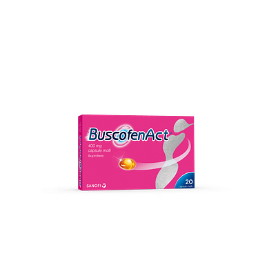 BUSCOFENACT 20 capsule molli 400 mg