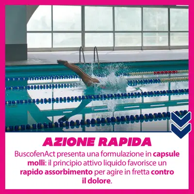 BuscofenAct 20 capsule, ibuprofene contro dolori forti da ciclo BuscofenAct 20 capsule, ibuprofene contro dolori forti da ciclo