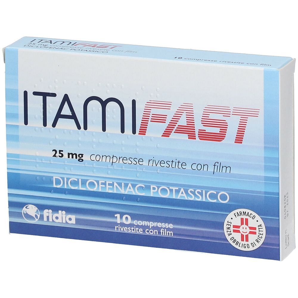 Itamifast 10 Compresse Rivestite 25 Mg