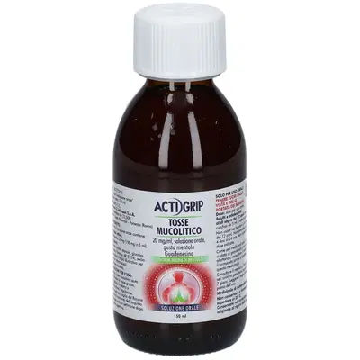 ACTIGRIP TOSSE MUCOLITICO soluzione orale 150 ml 20 mg/ml ACTIGRIP TOSSE MUCOLITICO soluzione orale 150 ml 20 mg/ml