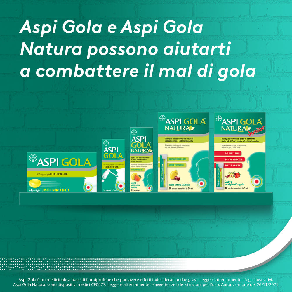 Aspirina Dolore e Infiammazione Antidolorifico Antinfiammatorio per Mal di Testa e Dolori, 8 Compresse