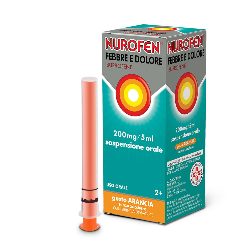 GEKOFAR NUROFEN FEBBRE D*200MG/5ML ARA