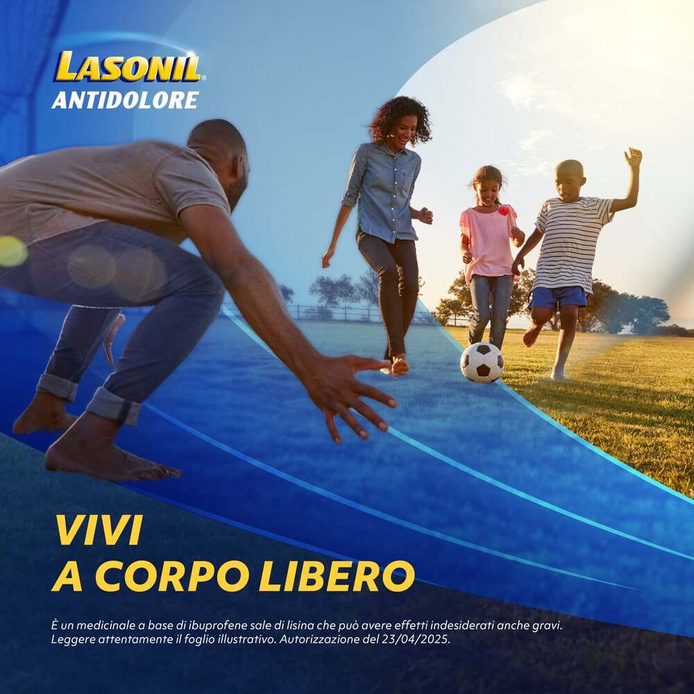 Lasonil Antidolore Gel Antidolorifico e Antinfiammatorio per Dolori Muscolari e Articolari, Tubo 50g