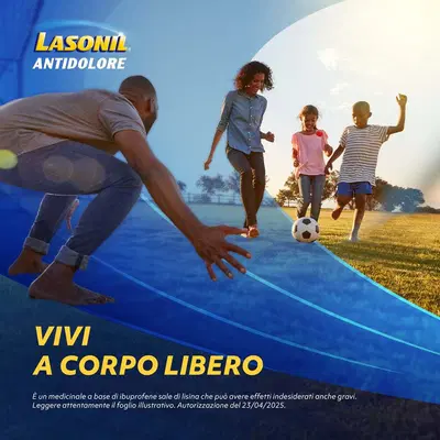 Lasonil Antidolore Gel Antidolorifico e Antinfiammatorio per Dolori Muscolari e Articolari, Tubo 120g Lasonil Antidolore Gel Antidolorifico e Antinfiammatorio per Dolori Muscolari e Articolari, Tubo 120g
