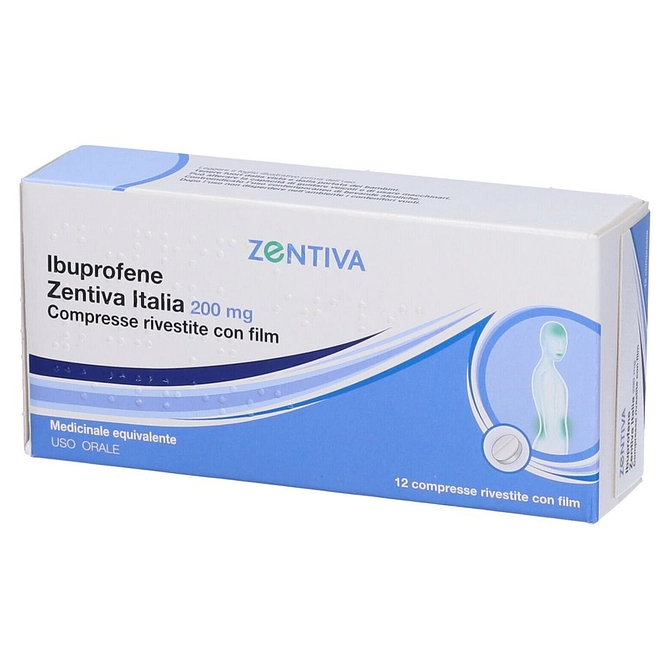 Ibuprofene (Zentiva Italia) 12 Cpr Riv 200 Mg