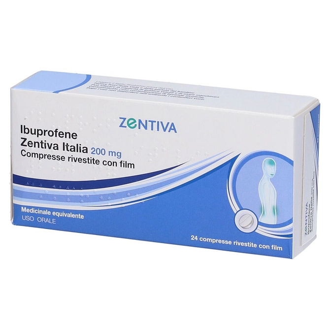 Ibuprofene (Zentiva Italia) 24 Cpr Riv 200 Mg