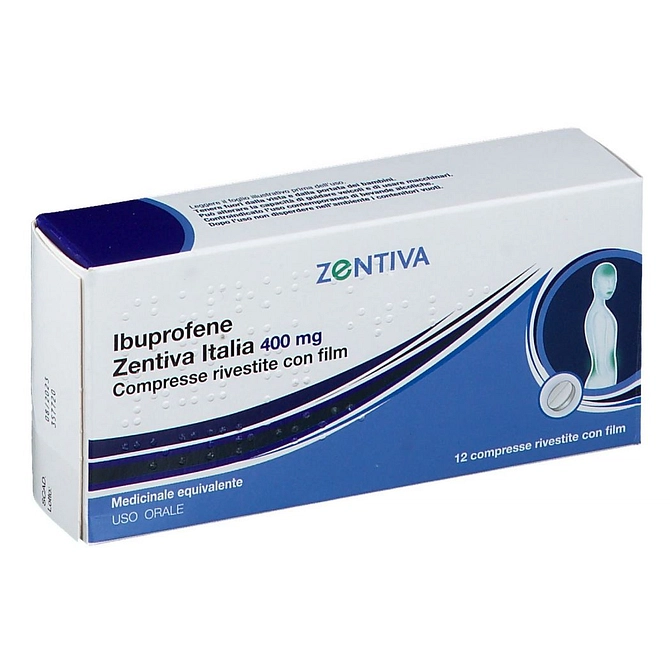 Ibuprofene (Zentiva Italia) 12 Cpr Riv 400 Mg