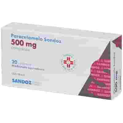PARACETAMOLO (SANDOZ) 20 compresse 500 mg