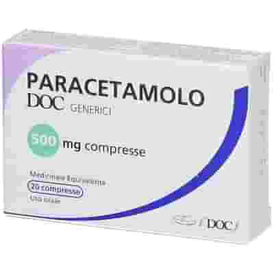 PARACETAMOLO (DOC GENERICI) 20 compresse divisibili 500 mg