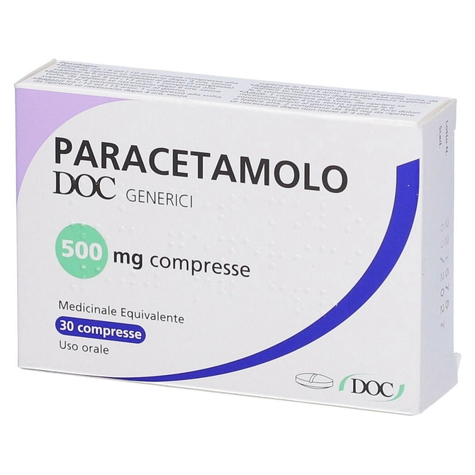 Paracetamolo (Doc Generici) 30 Cpr Div 500 Mg