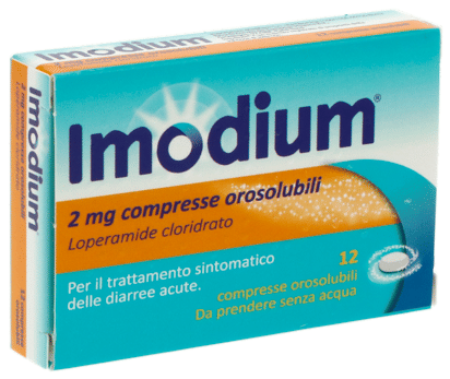 Medifarm Imodium 12 Compresse Orosolubili 2 Mg