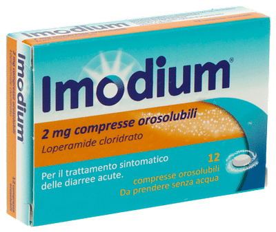MEDIFARM IMODIUM 12 compresse orosolubili 2 mg