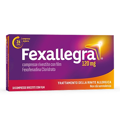 FEXALLEGRA FEXALLEGRA 10 compresse rivestite 120 mg