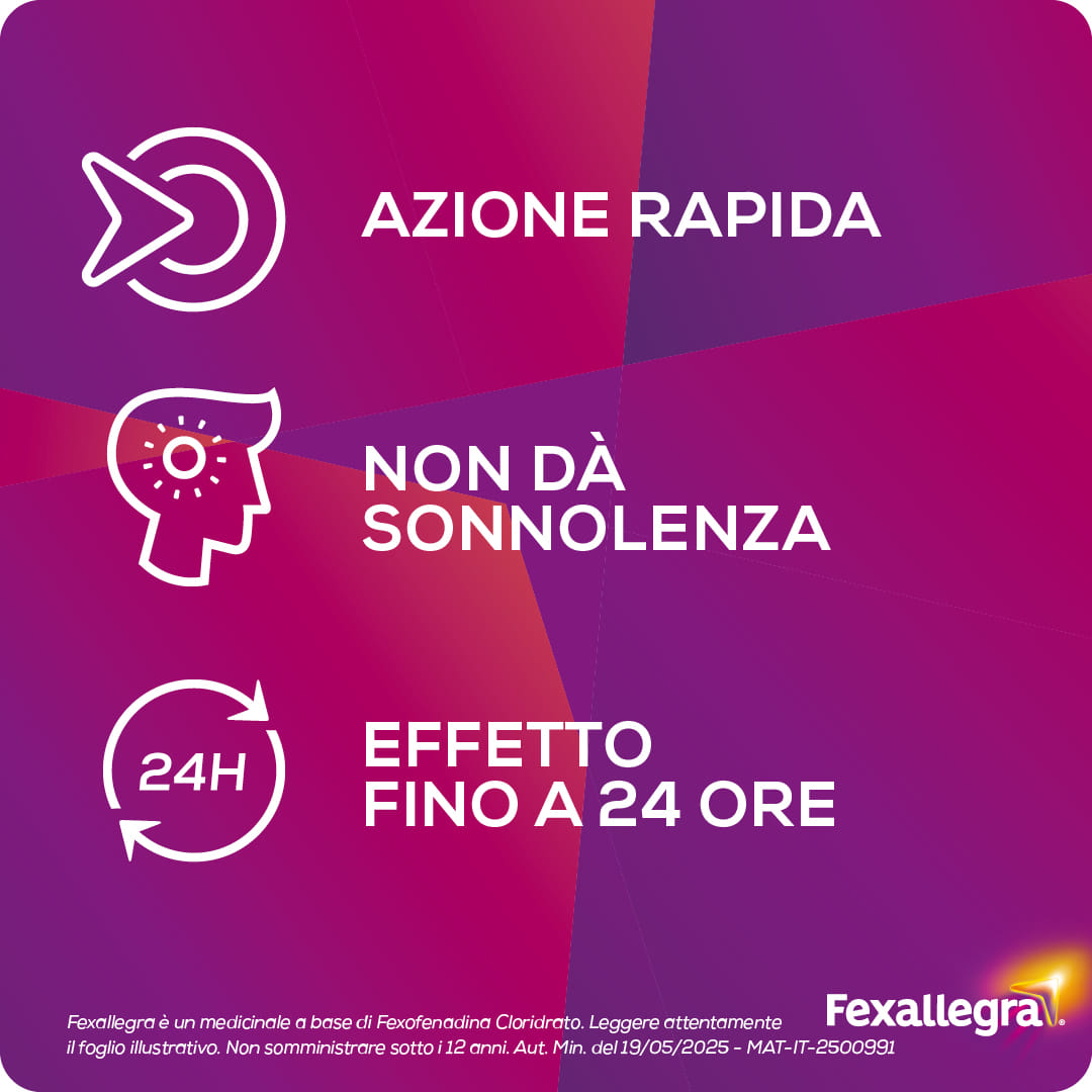Fexallegra Antistaminico Allergia Contro i Sintomi della Rinite Allergica, Formato 10 Compresse 