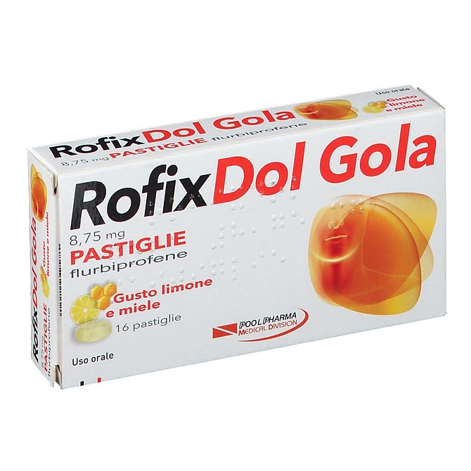 Rofixdol Gola 16 Pastiglie 8,75 Mg Limone Miele