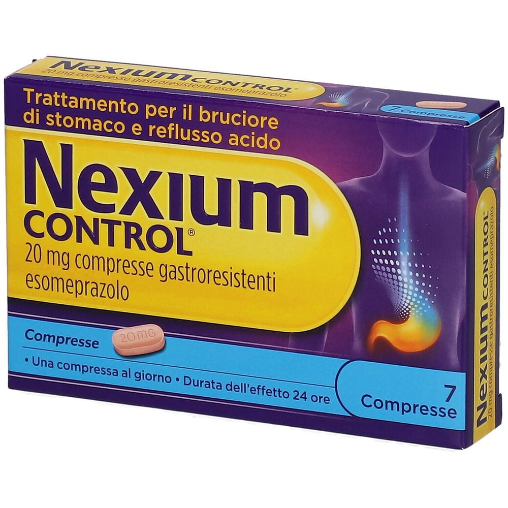 Nexium 7 Compresse Rivestite Gastroresistenti 20 Mg