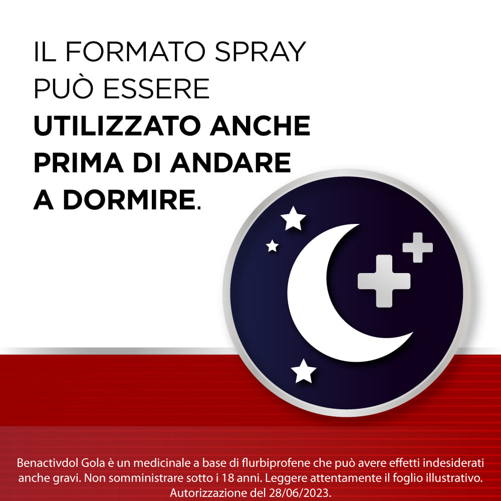 BENACTIVDOL GOLA SPRAY 15ML spray gola per mal di gola 