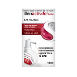 BENACTIVDOL GOLA spray mucosa orale 15 ml 8,75 mg/dose