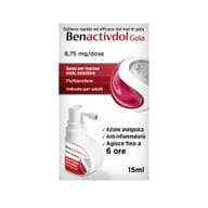 BENACTIVDOL GOLA SPRAY 15ML spray gola per mal di gola 