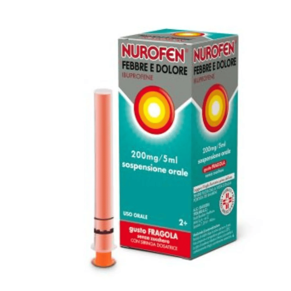 NUROFEN FEBBRE BB 200 mg/5 ml fragola