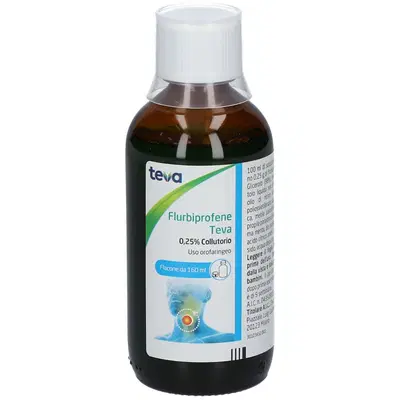 FLURBIPROFENE TE*COLLUT 160ML FLURBIPROFENE TE*COLLUT 160ML
