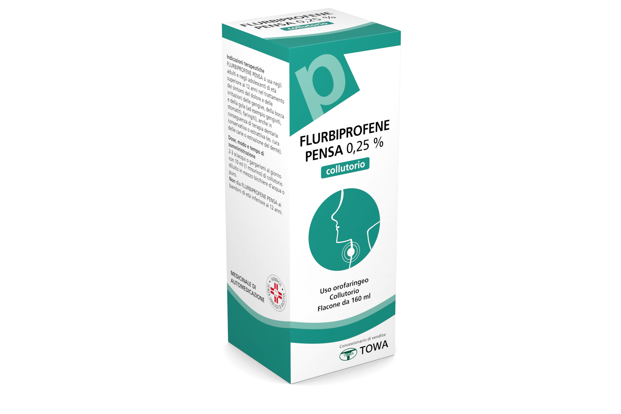 Flurbiprofene Pe*Collut 160 Ml