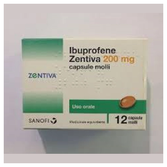 Ibuprofene (Zentiva) 12 Cps Molli 200 Mg