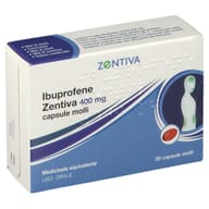 IBUPROFENE (ZENTIVA) 20 capsule molli 400 mg