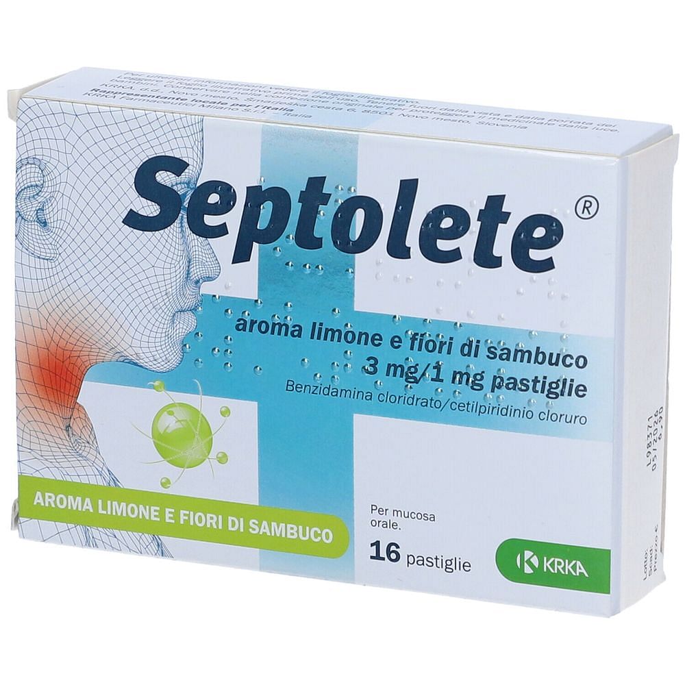 Septolete*16 Past3+1 Mg Lim Fior