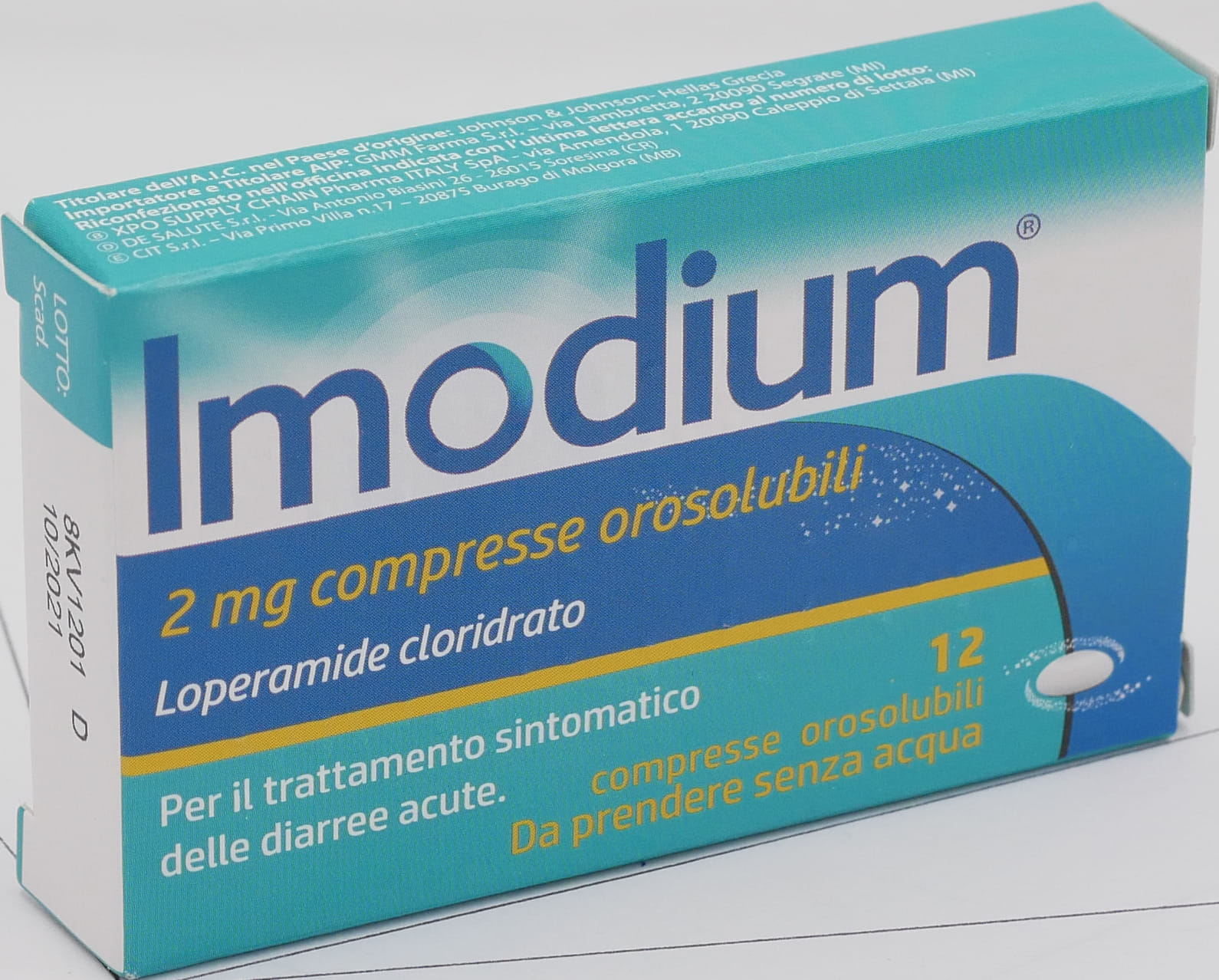 Gmm Farma Imodium 12 Compresse Orosolubili 2 Mg