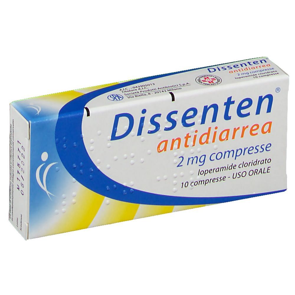 Dissenten Antidiarrea 10 Compresse 2 Mg