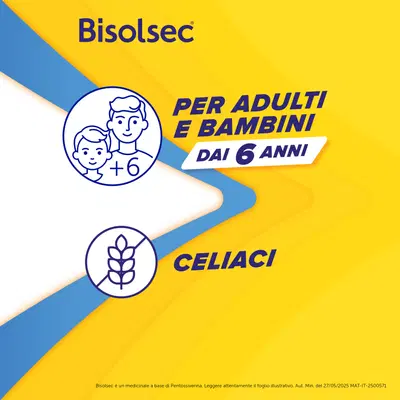 Bisolsec Sciroppo Sedativo per Tosse Secca, Azione Rapida, Adulti e Bambini 6+ Bisolsec Sciroppo Sedativo per Tosse Secca, Azione Rapida, Adulti e Bambini 6+