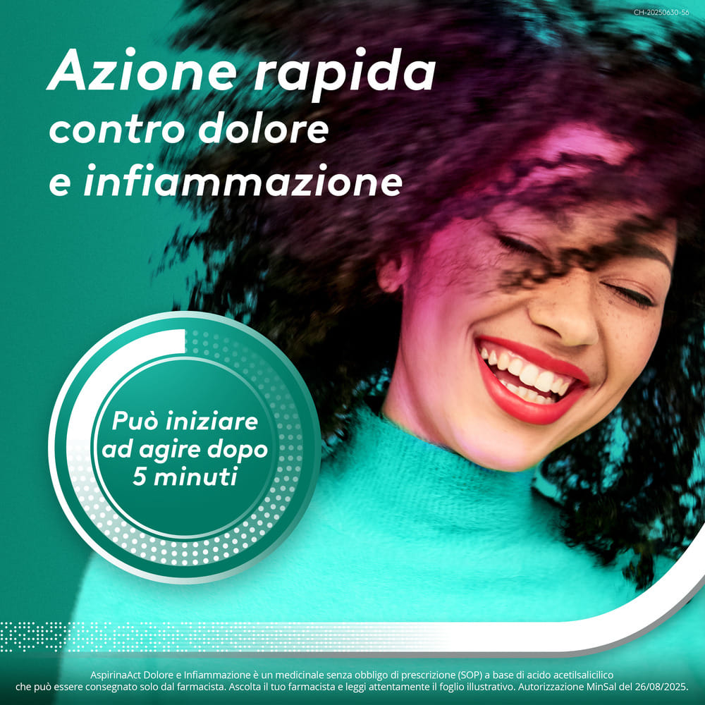 ASPIRINAACT DOL INF*12CPR 1G